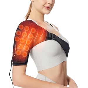 Shoulder-Heating-Pads-Wrap – 3 Heat Settings for Shoulder,Relieve Muscle Pain,Rotator Cuff,Reduce Shoulder Pain