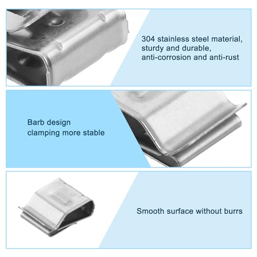 Clips de câblage de remorque double fil uxcell pour fixer vos câbles électriques - 5