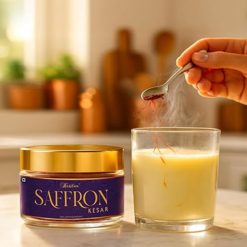 Image of Hasitam (2gm) Pure Original Kashmiri Saffron /Kesar /Kumkuma Puvvu | Certified highest Grade A | Saffron for pregnant women, Pooja rituals & Food aroma
