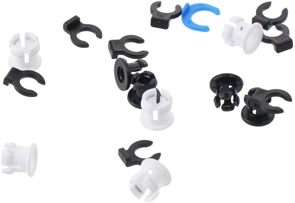 Bowden Collet 16Sets Bowden Strong Embedded Coupling Collet Easy to Use Quick Connector Clamp Clip Metal V6 Heatsink