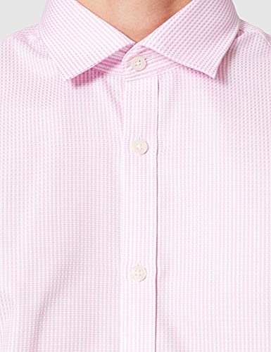 Amazon-Marke: find. Herren Hemd Slim Oxford, Rosa (Pink), X-Large