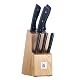 WMF Messerset mit 7-teiligem Messerblock aus Eichenholz