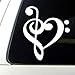 Produktbild wandaufkleber spr Heart Music Note For Car Window Laptop Sticker home decor