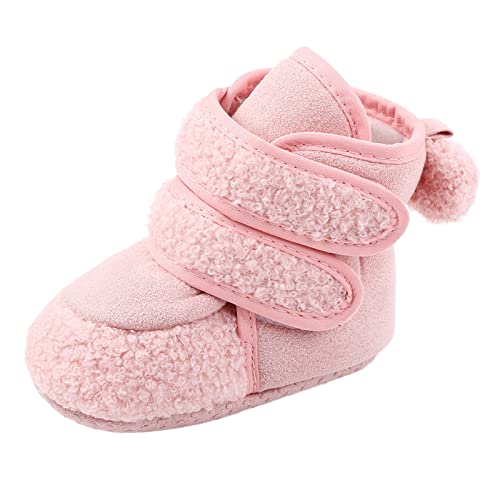 Windproof Boots for Baby Girls And Boys Warm Shoes Soft Booties Comfortable Boots Infant Toddler Warming Home Shoes
