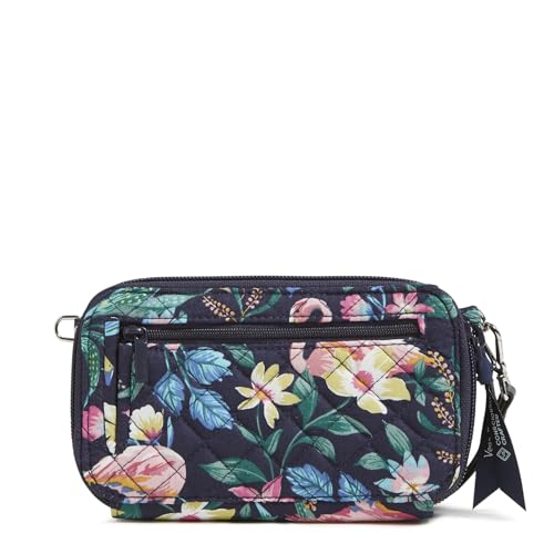 Image of Vera Bradley Women's Cotton All in One Crossbody Purse With RFID Protection