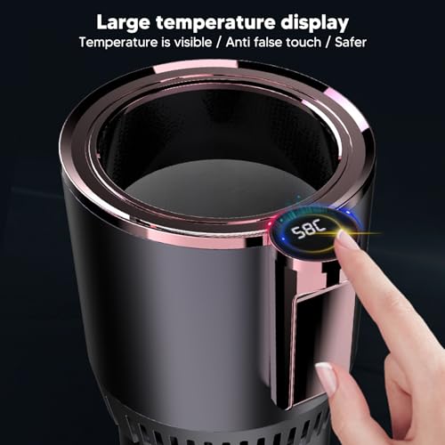 Copo Refrigerando de Aquecimento Elétrico, Aquecedor Portátil do Refrigerador da Caneca do Carro 12v