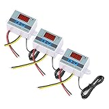 Pantalla LED inteligente para facilitar la lectura: insertados con pantallas LED confiables, los controladores de temperatura del refrigerador pueden mostrar claramente la temperatura de funcionamiento, lo que facilita la lectura y el ajuste de la temperatura a tiempo