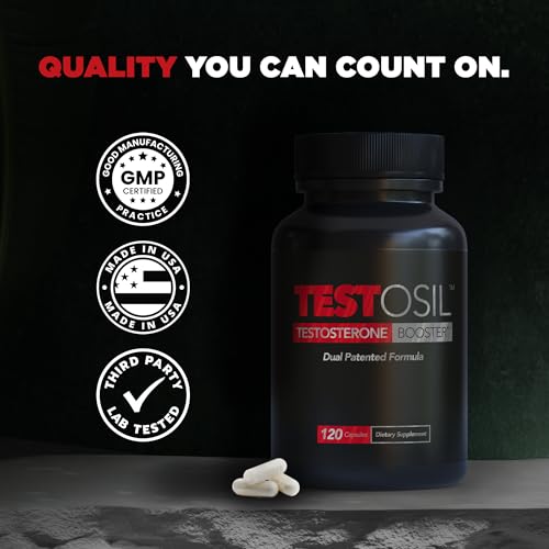 Leading Edge Health Testosil - Testosterone Supplement for Men – 120 Testosterone Booster Capsules with Ashwagandha, Fenugreek & D-Aspartic Acid – for Energy, Muscle Health & Vitality Support - Thumbnail 7