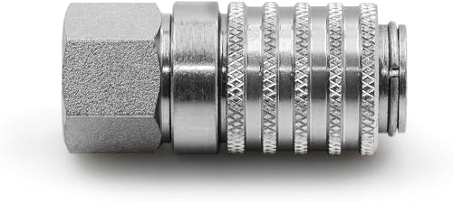 PD242 Series PK Style Steel Test Port and Diagnostic Equipment Quick Coupler with Female Pipe Thread, 1/8