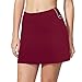 iClosam Falda de Golf Falda de Tenis Corta Deportivo para Mujer Moda y Comodo (Rojo Oscuro, XL)