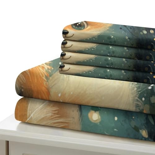 Linge de lit cráneo imprimé 3D haute définition en microfibre douce et durable
