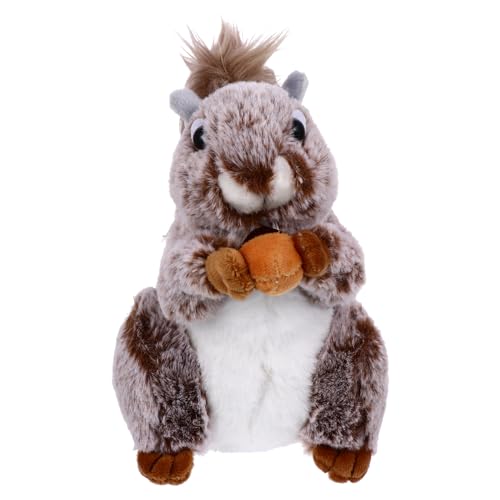 NUOBESTY en Peluche Écureuil Animal en Peluche Peluche Écureuil Jouets Doux en Peluche Écureuil Poupée Brun Animaux Jouets pour Enfants Enfants Partie Décoration Cadeaux