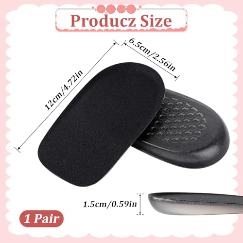 Elevadores de tacón de gel 1/2 pulgada para plantar miniatura 2
