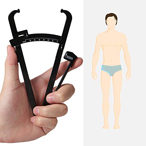 Persönlicher Körperfett-Messschieber, Skinfold-Tester-Clip Schneider-Lineal-Filet eingewickelt Nicht scharf Präzise Digitalwaage