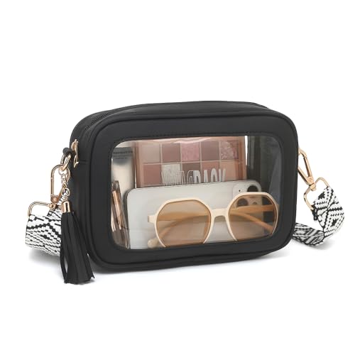 10% off - FAIME Cute Clear Bag for Stadium Events Lightweight Clear Purses for Women Small Crossbody bag...