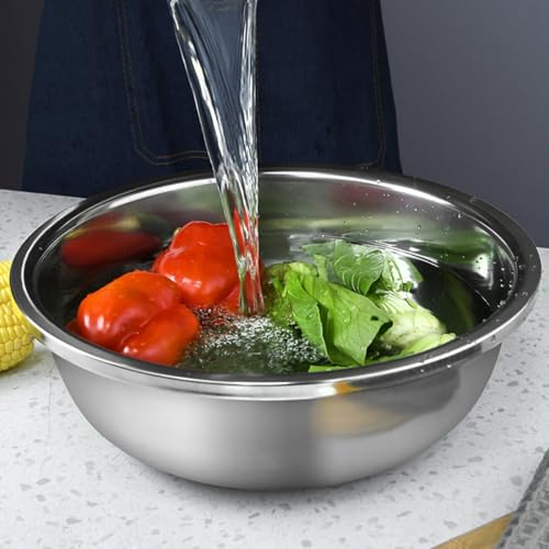 Set de 2 tazones mezcla acero inoxidable 27cm Garneck miniatura 5