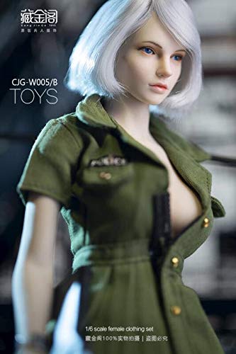 Amazon | 1/6 フィギュア 女性 米軍スタイル アメリカ軍 ドレス