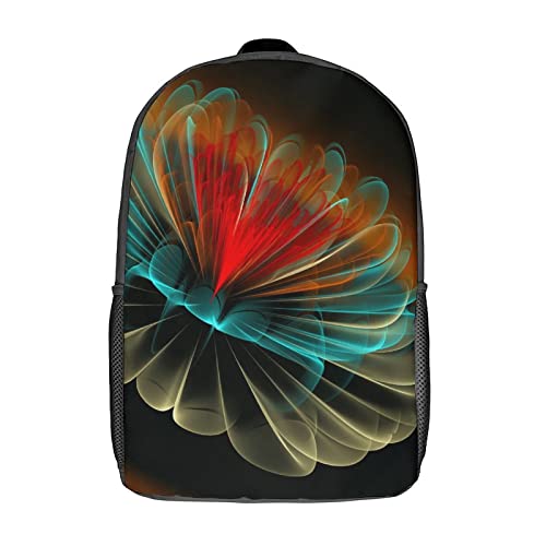 Sac à dos imprimé en 3D Fractal cartable personnalisé mode unisexe
