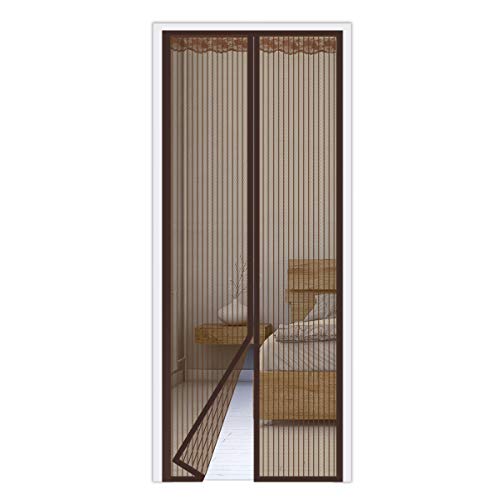 FAPPEN - Zanzariera magnetica per porta del balcone, 100 x 220 cm, per porta scorrevole, senza fori, per porta del balcone, soggiorno, mosche, griglie
