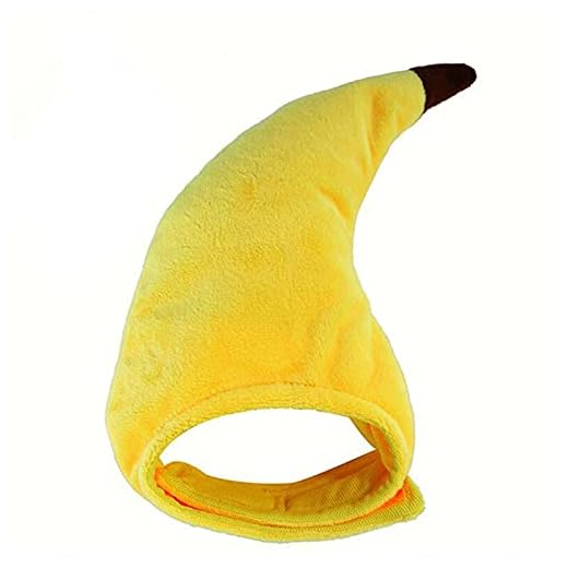 Halloween husdjur katt hund kostym banan hatt rolig kostym cosplay kostym valp kostym katt makeup party husdjur tillbehör (Color : Y, Size : One size)