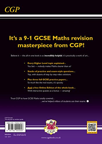 GCSE Maths Edexcel Complete Revision & Practice: Higher inc Online Ed, Videos & Quizzes (CGP Edexcel GCSE Maths)