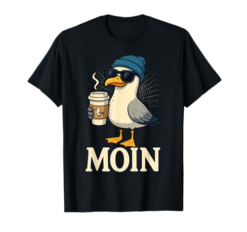 Moin Plattdeutsch Norddeutschland Ostfriesland Ostsee Moin T-Shirt