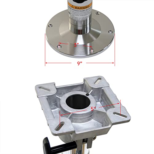 Aluminum Adjustable Height Locking Boat Seat Pedestal,Boat Chair Base | Boat Seat Pedesta with height adjustable from 13 inches to 19 inches - Image 5