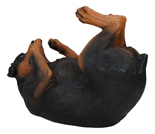 Ebros Lifelike Purebreed Pedigree Canine Adorable Rottweiler Butcher's Dog Wine Bottle Holder Figurine Statue As Kitchen Wine Cellar Centerpiece Decor Storage Organizer (Rottweiler) #TOP4