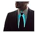Neon Nightlife Light Up Neck Tie for Men, Aqua