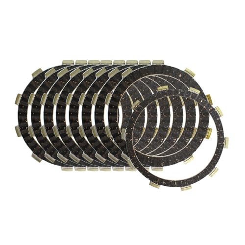 DEFYAN 9pcs Motorcycle Clutch Friction Plates Kit Compatible with Automotive Motorcycle Parts CB600F CB600 CB F CBR600 CBR 600 F2 F3 SJR SE CBR600F2