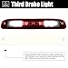 ILONPA High Mount Red LED 3rd Tail Brake/Cargo Light For 1997-2007 Dodge Dakota (Chrome Housing Red Lens)