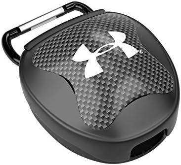 Under Armour Mouth Guard Case. Mouthguard Storage. Keep it Clean and Secure , Black, Adult