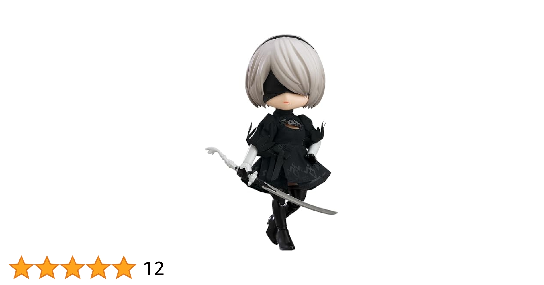 ねんどろいどどーる NieR:Automata 2B&9S セット売り デフォルメされても顔立ちが美しい…！『ニーア オートマタ』2Bと