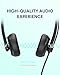 Yealink UH34 USB Headset with Microphone for PC Laptop,Wired Headset with Noise-Cancelling Microphone,Teams Certified, in-Line Controls for Home Office Online Class Skype Zoom Meetings