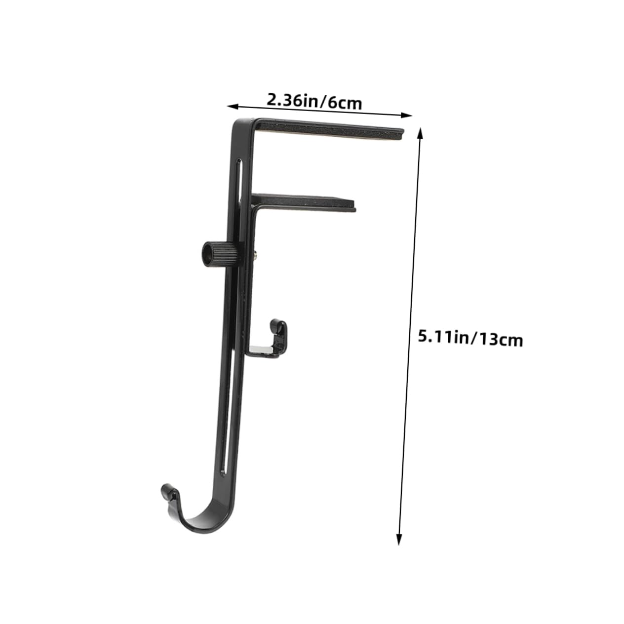 JECOMPRIS 2pcs Adjustable Garland Holders for Fireplace Mantle Metal Hooks for Holiday Decor Effortless Installation Versatile Use for Stockings and Seasonal Decorations