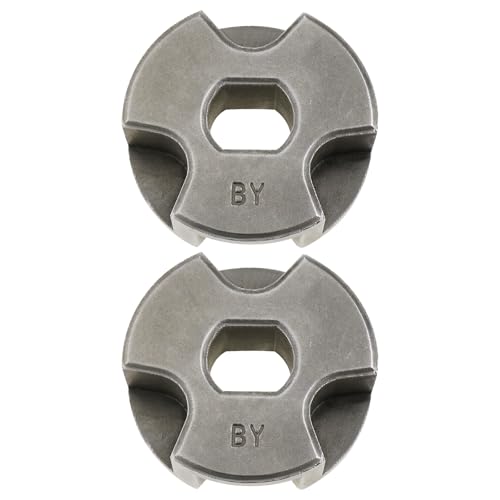 SG Store 2PCS Piñón de Motosierra de 6 Dientes de 3/8 Pulgadas 10 X 8 Mm Orificio Central Compatible con Makita Motosierra Eléctrica DUC256/DUC353/XCU03 OE 221526-1