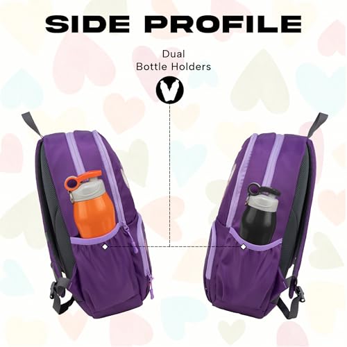 Image of F Gear Little Magic Dark Purple 22 L Backpack|For Primary School|Tuition|College|Picnic Outing Backpack|Trendy & Stylish |Best Bags For Everyday Use For Girls Boys Kids Adults Men & Women|Gifting Bag