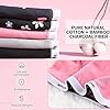 Rovtop Girls Menstrual Period Pants Teenager, Kids 5Pcs Soft Cotton Menstrual Briefs, Period Knickers Girls Leak-Proof, Clean and Washable, Teenage Menstrual Underwear for 8-16 Years(Size L)