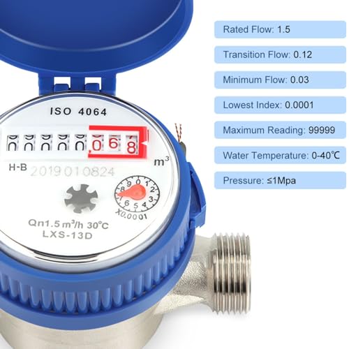 Greensen Surface-Mounted Water Meter Connection Set, 15mm Copper Cold Water Platform Tap, 1/2 Inch Garden Installation Kit - Image 4