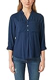  Q/S designed by - s.Oliver Damen 46.902.19.6663 Bluse, Blau (Navy 5865), (Herstellergröße: 34)
