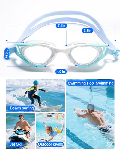 Image of Swim Goggles, Super Clear View,Goggles Swimming Adult, Suitable for All Kinds of Swimming Programs