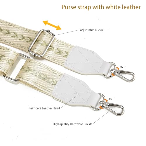 Image of LEMEDE Purse Strap Replacement Crossbody 1.5 inch Wide Shoulder Strap Adjustable Straps Handbag Strap Replacement Belts