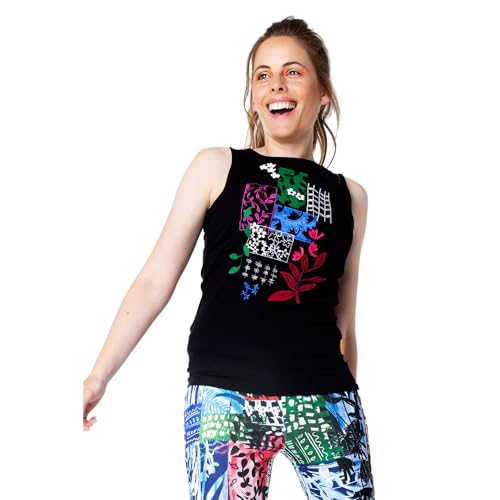 Mamatayoe Treillis T-Shirt, Noir, L Femme
