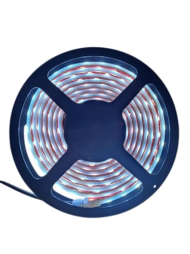Tira de luces LED Marina IP68 blanca 8 pies 12V impermeable miniatura 5