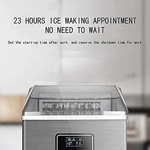 Máquina de Hielo Cubos Cuadrados 25Kg en 24Hrs miniatura 3