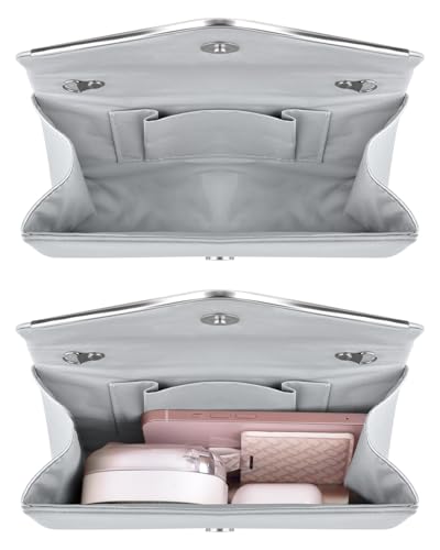 Image of TINDTOP Clutch Purses for Women, PU Leather Formal Evening Bags Shoulder Party Handbags Wedding Cocktail Prom Clutches