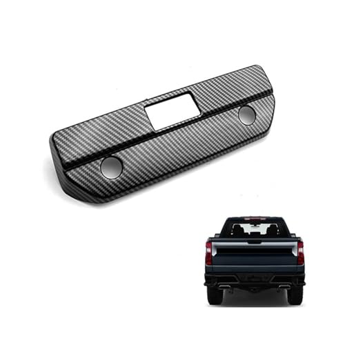 Poignée de porte de coffre Silverado accessoire carbone ABS 2019