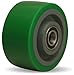 Hamilton W-420-DB-1/2 Duralast Polyurethane (95A) on Cast Iron Wheel with Sealed Precision Ball Bearing, 4" Diameter x 2" Width, 750 lb. Capacity