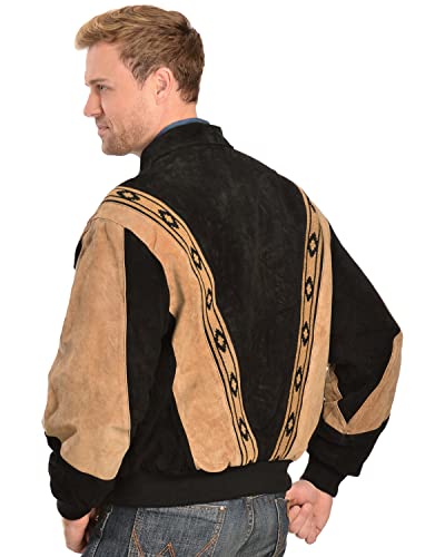 Image of Two-Toned Boar Suede Men's Jacket by Scully