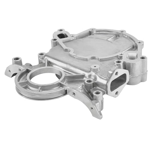 Image of Aluminum Timing Chain Cover For 1966-1984 Ford 289 302 351 Windsor | Fits 1966-1984 Ford Mustang E-100 Econoline Lincoln Versailles Mercury Comet. Replace 635-107 D20Z6019A. Non EFI design.